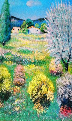 Paisaje Primaveral Vibrante