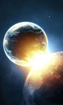 Colisión Cósmica de Planetas