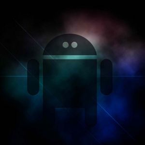 Robot Android en Colores Cósmicos