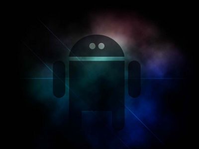 Robot Android en Colores Cósmicos