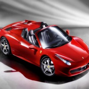 Ferrari 458 Spider Rojo