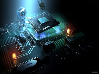 Robot en Placa de Circuito