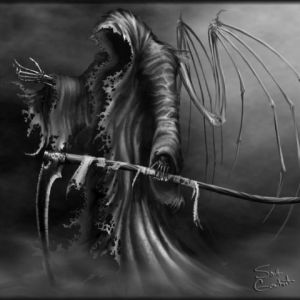Arte Fantasía Oscura del Grim Reaper