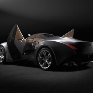 Elegante Coche Deportivo Negro