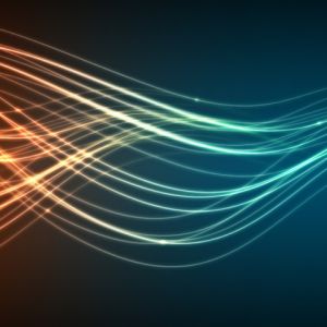 Ondas de Luz Coloridas