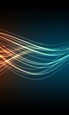 Ondas de Luz Coloridas