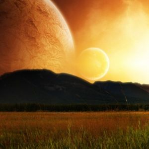 Impresionante Paisaje Espacial