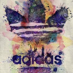 Arte Acuarela Adidas