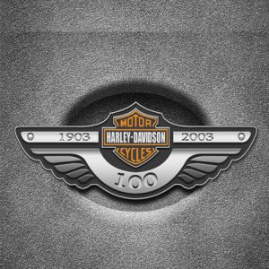 Logo del 100° Aniversario de Harley-Davidson