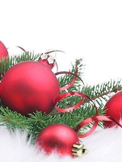 Adornos Navideños Rojos