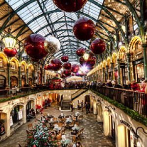 Decoraciones del Mercado de Navidad