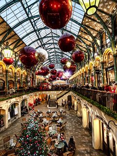 Decoraciones del Mercado de Navidad