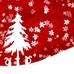 Árbol de Navidad y gatos