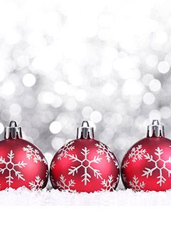 Adornos Navideños Rojos