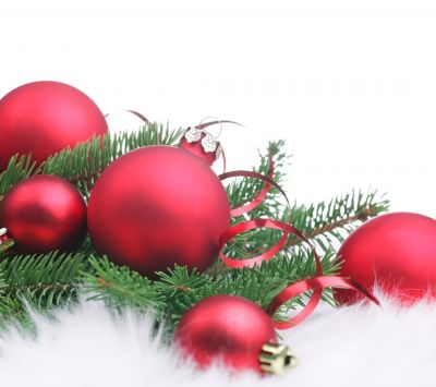 Adornos Navideños Rojos