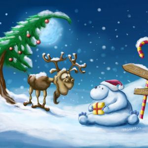 Personajes Navideños Lindos