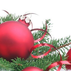 Adornos Navideños Rojos