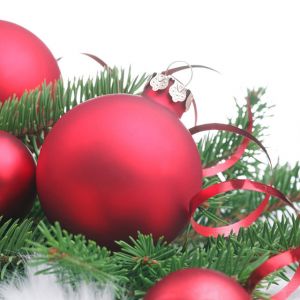 Adornos Navideños Rojos