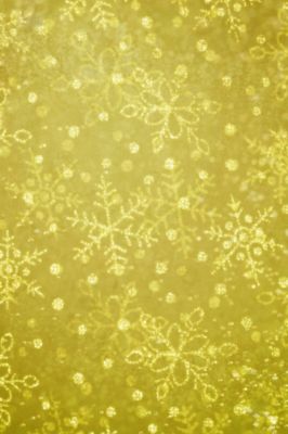 Patrones de Copos de Nieve en Fondo Amarillo