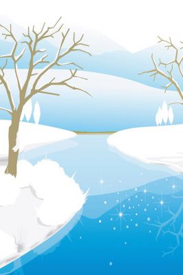 Paisaje Invernal con Río