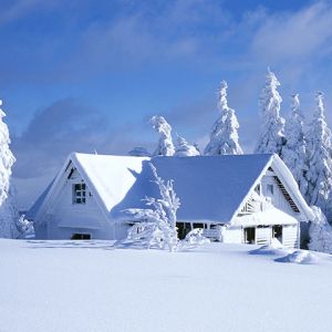 Casa en el Invierno