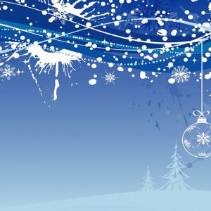 Fondo de Pantalla Navideño Paisaje Invernal