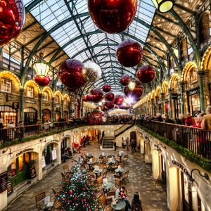 Decoraciones del Mercado de Navidad