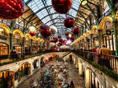 Decoraciones del Mercado de Navidad