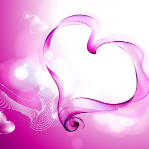 Diseño de Corazón Rosa Elegante