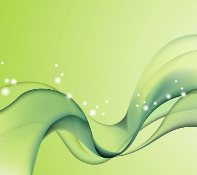 Olas Abstractas Verdes