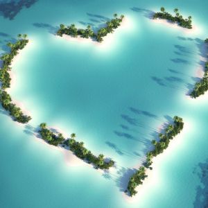 Isla en Forma de Corazón