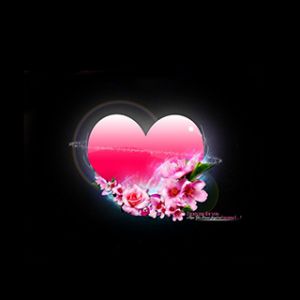 Corazón Romántico con Flores