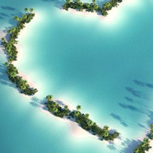 Isla en Forma de Corazón