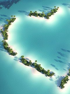 Isla en Forma de Corazón