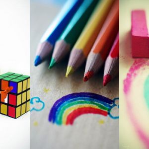 Suministros de Arte Coloridos y Creaciones