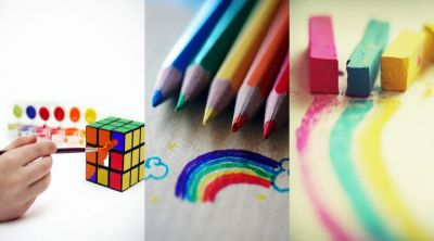 Suministros de Arte Coloridos y Creaciones