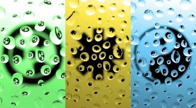 Gotas Coloridas con Logos