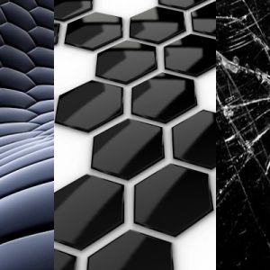 Patrones Abstractos Negros