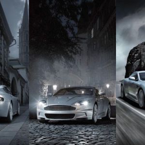 Coches Deportivos de Lujo de Noche