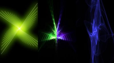 Patrones de Luz Abstractos Vibrantes