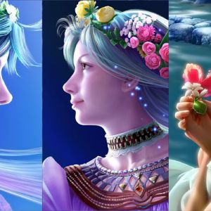 Retratos Encantadores de Chicas