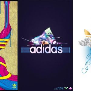 Arte Colorido de Adidas