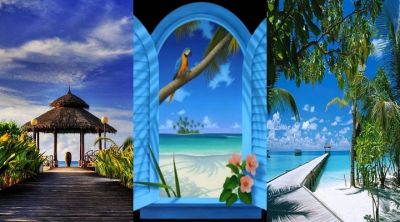 Escenario Tropical Paradisíaco