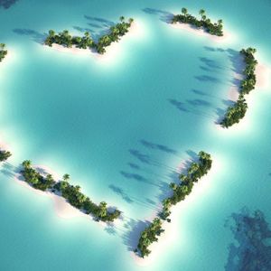 Isla en Forma de Corazón