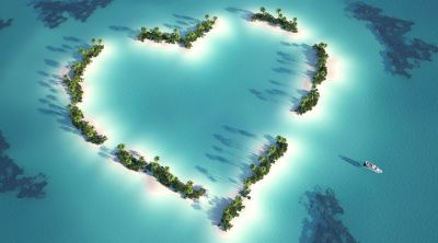 Isla en Forma de Corazón