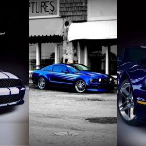 Shelby Mustang GT500 Azul
