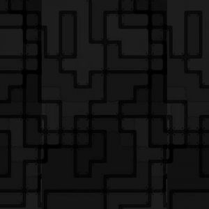 Patrón Geométrico Negro