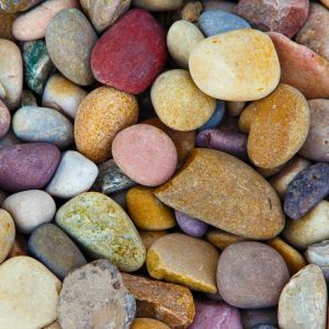 Piedras y Guijarros Coloridos