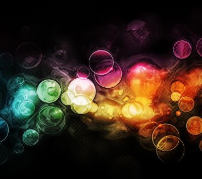 Abstracto Colorido de Burbujas