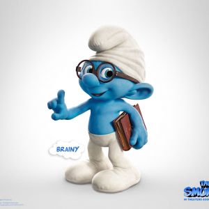 Personaje Brainy Pitufo